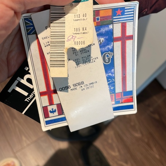 Maroon London Fog XL Mens Expedition Gear Vintage Bomber Jacket - with Tags! - Picture 10 of 10